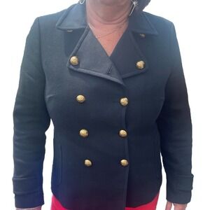 Banana Republic Women's XL Extra Large Black Warm‎ Coat